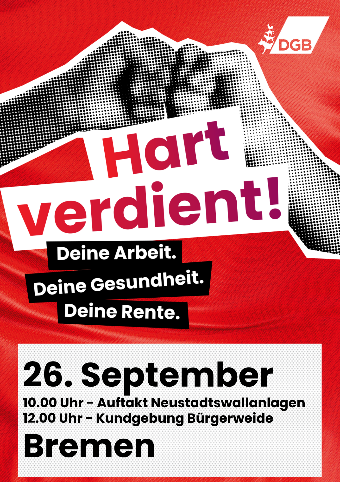 Aufruf Großdemo Hart verdient Bremen