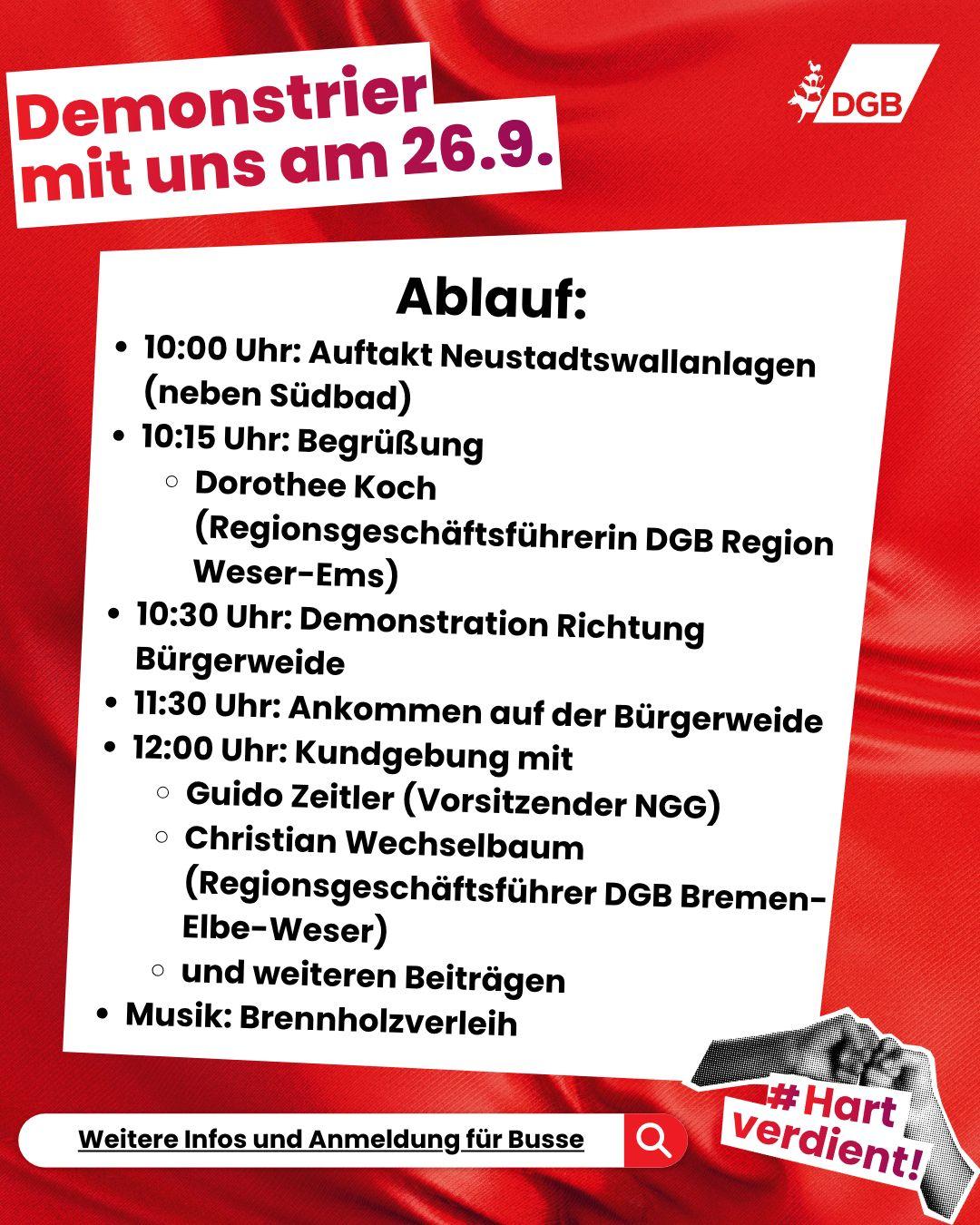 Aufruf Großdemo Hart verdient Bremen