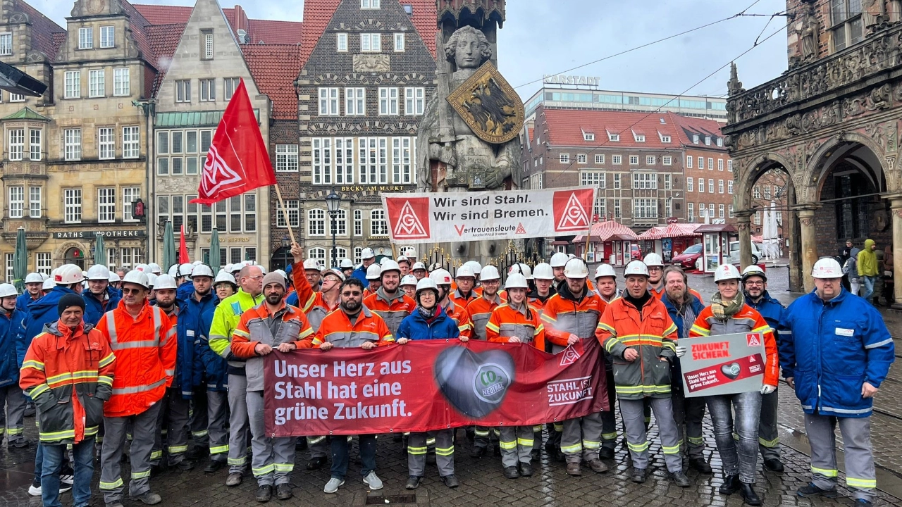 Gruppenbild Stahlaktionstag_Bremen