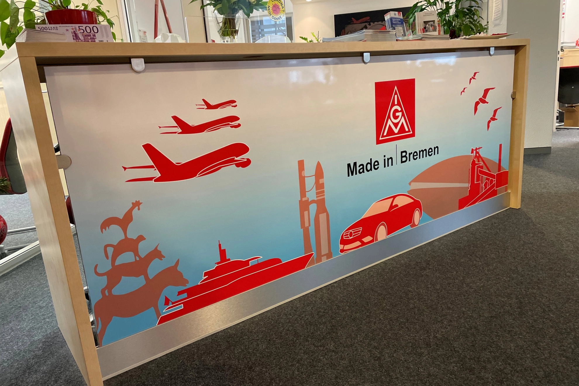 Dieses Bild zeigt den Tresen der GS Bremen