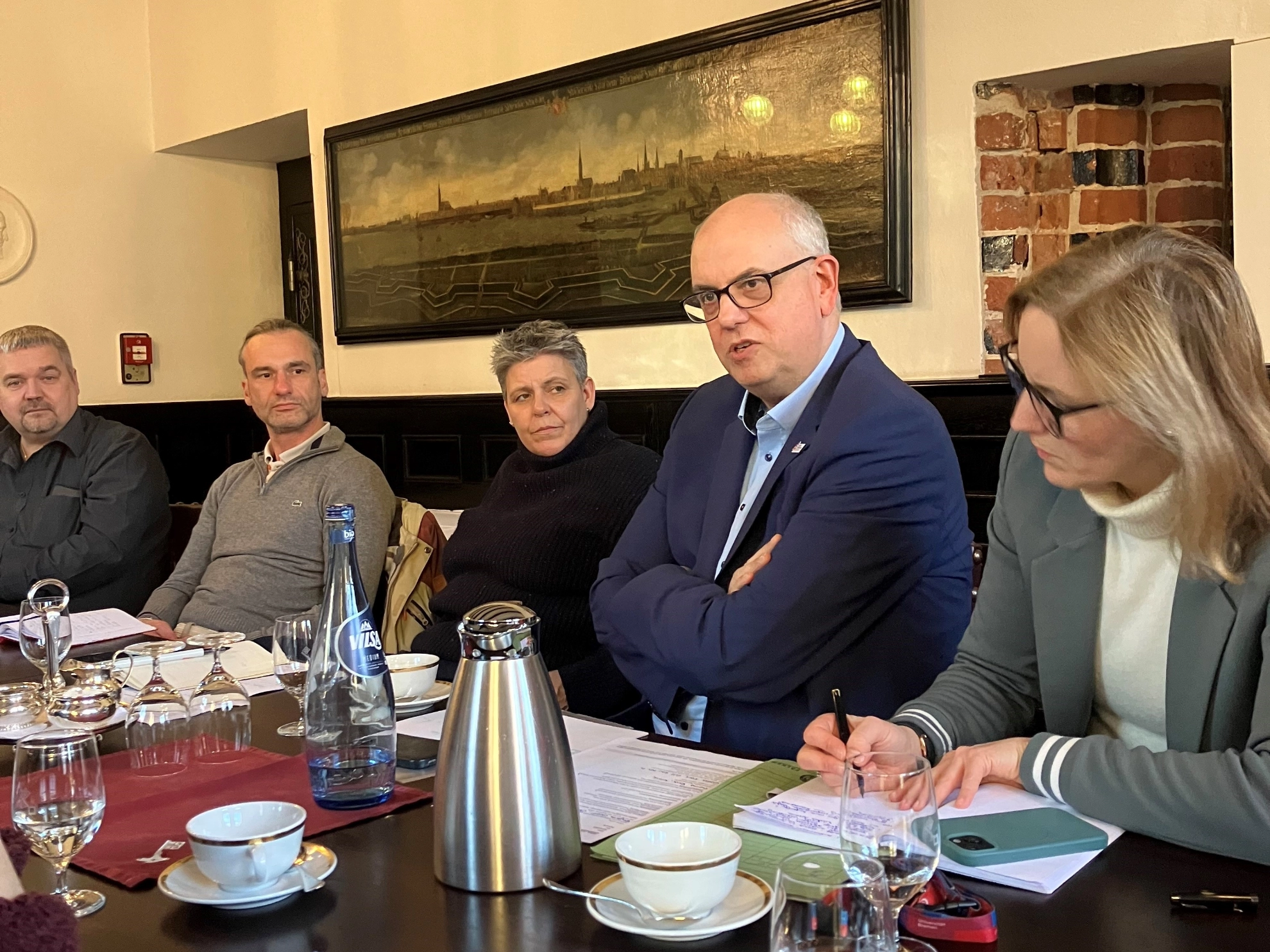 Gespräch Bremer Betriebsräte mit Bürgermeister