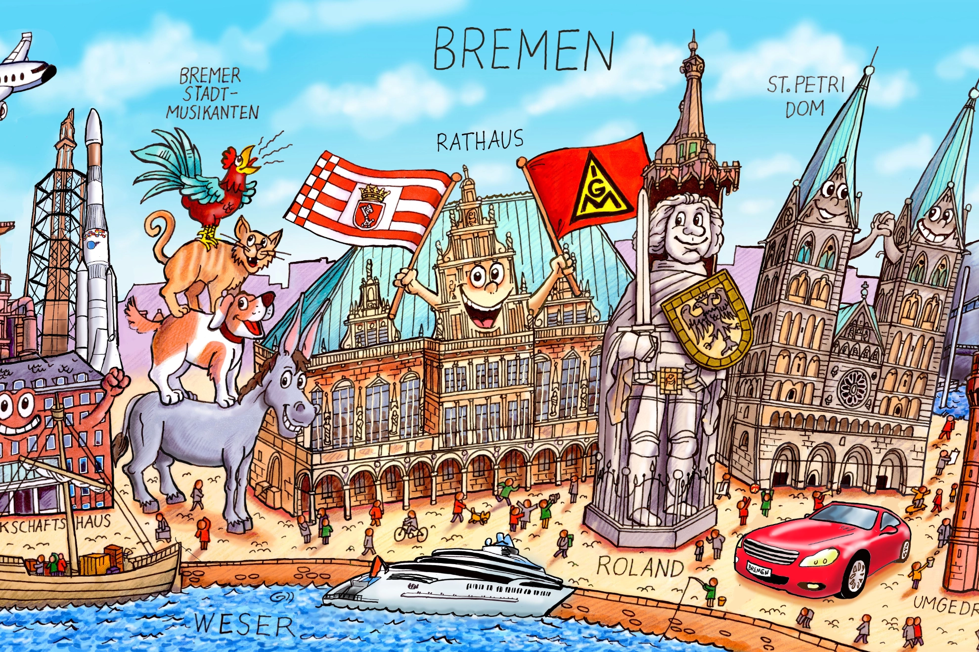 Unser wunderschönes Wimmelbild