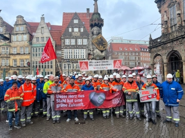 Stahlaktionstag in Bremen