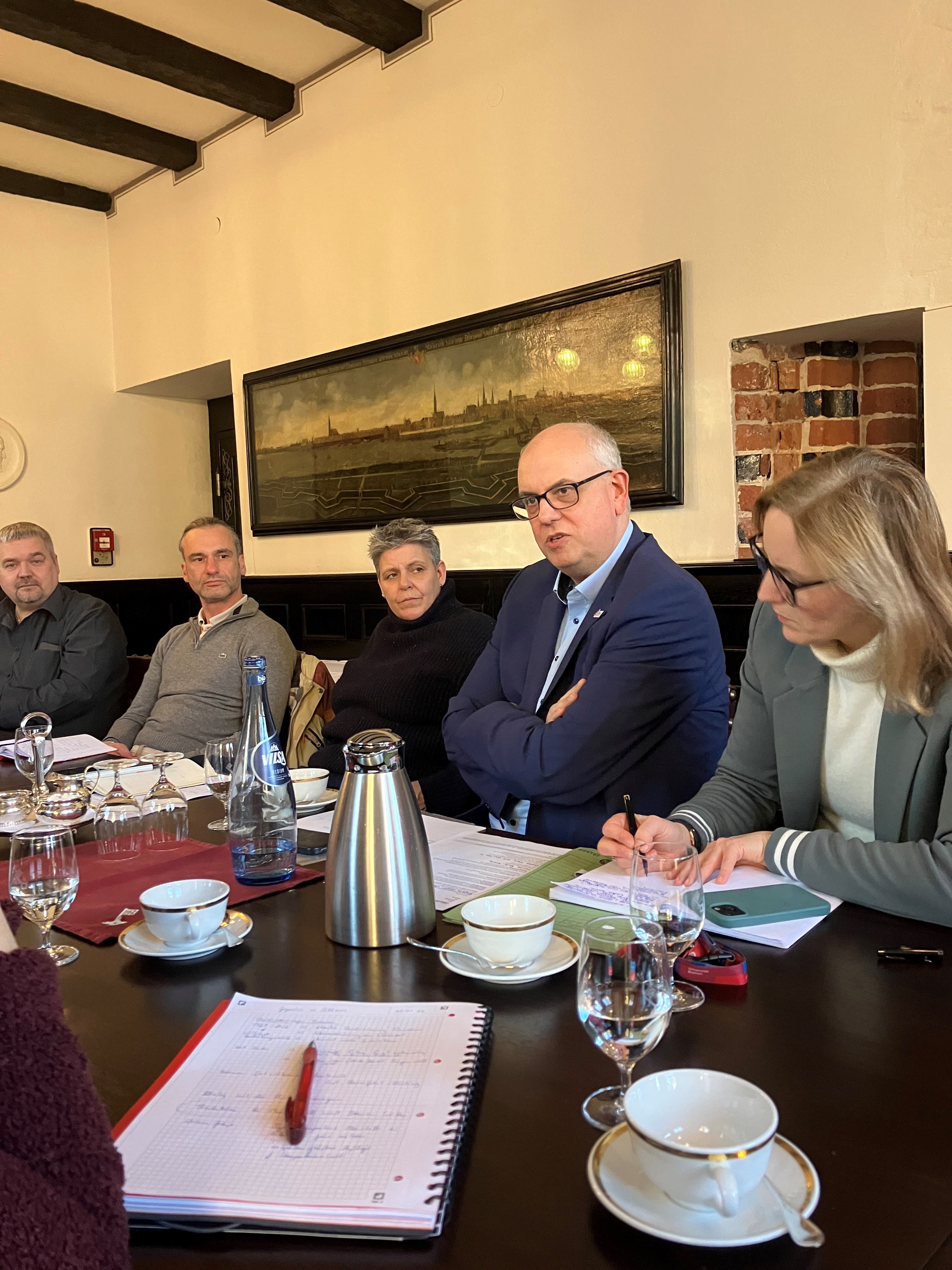 Gespräch Bremer Betriebsräte mit Bürgermeister