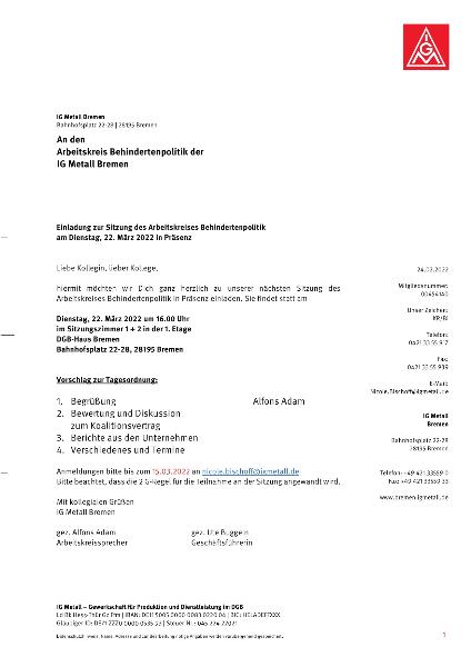 AK Behindertenpolitik